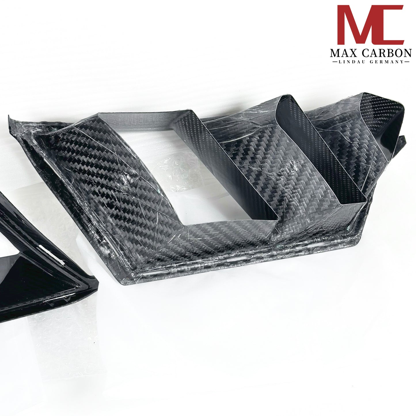 MAX CARBON Dry Carbon Prepreg Performance 2 Gitter Lufteinlass Ersatz für BMW M3 M4 G80 G81 G82 G83