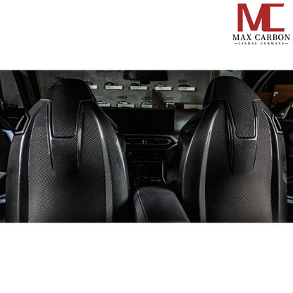 MAX CARBON Performance Komplett Carbon Sitz Aufkleben Blenden für BMW M3 G80 G81 X3M X4M F97 F98 M2 G87 M4 G82 G83 M8 F92 F81