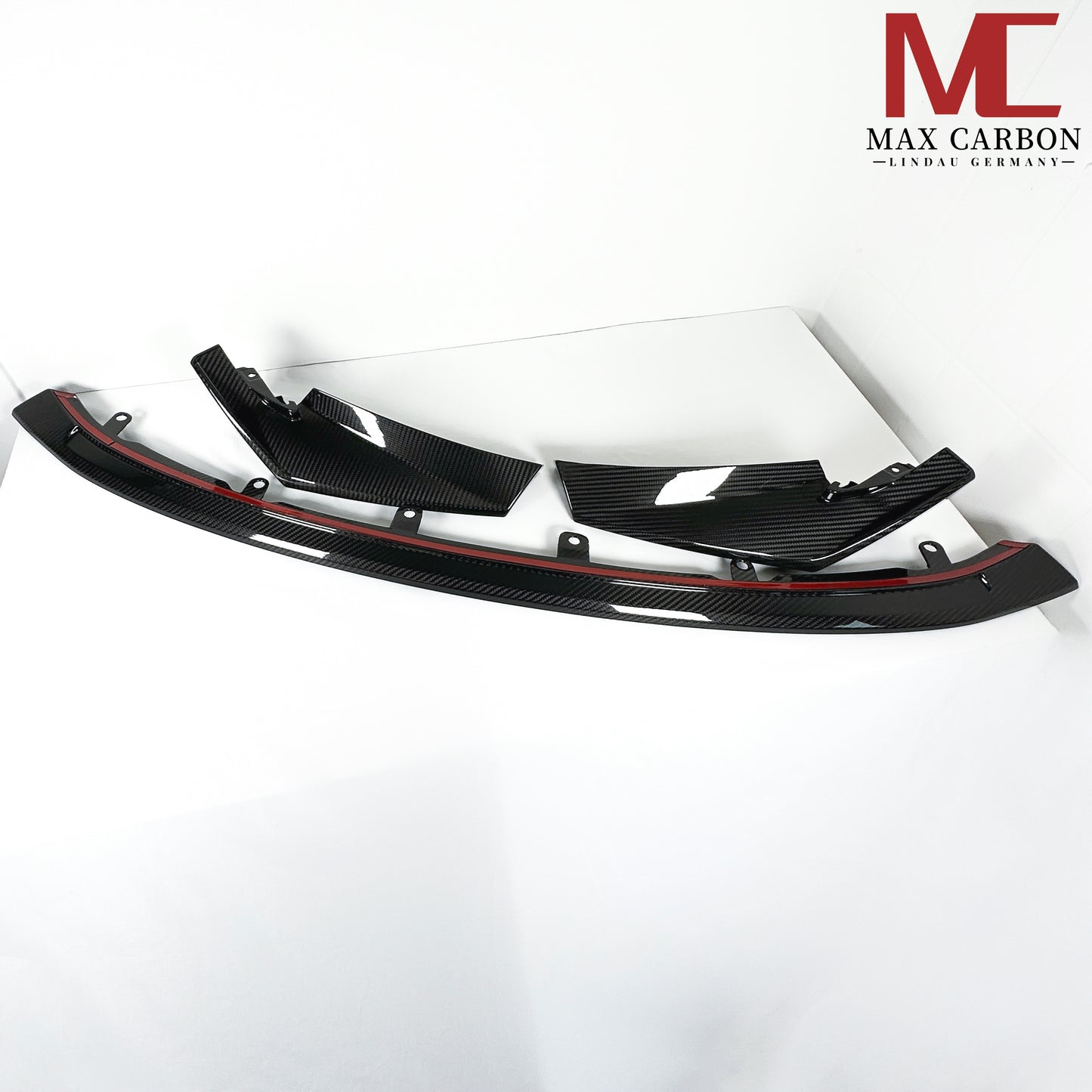 Jeu de lèvre avant de fixation avant MAX CARBON Performance DRY CARBON pour BMW G80 G81 G82 G83 M3 M4 CSL 