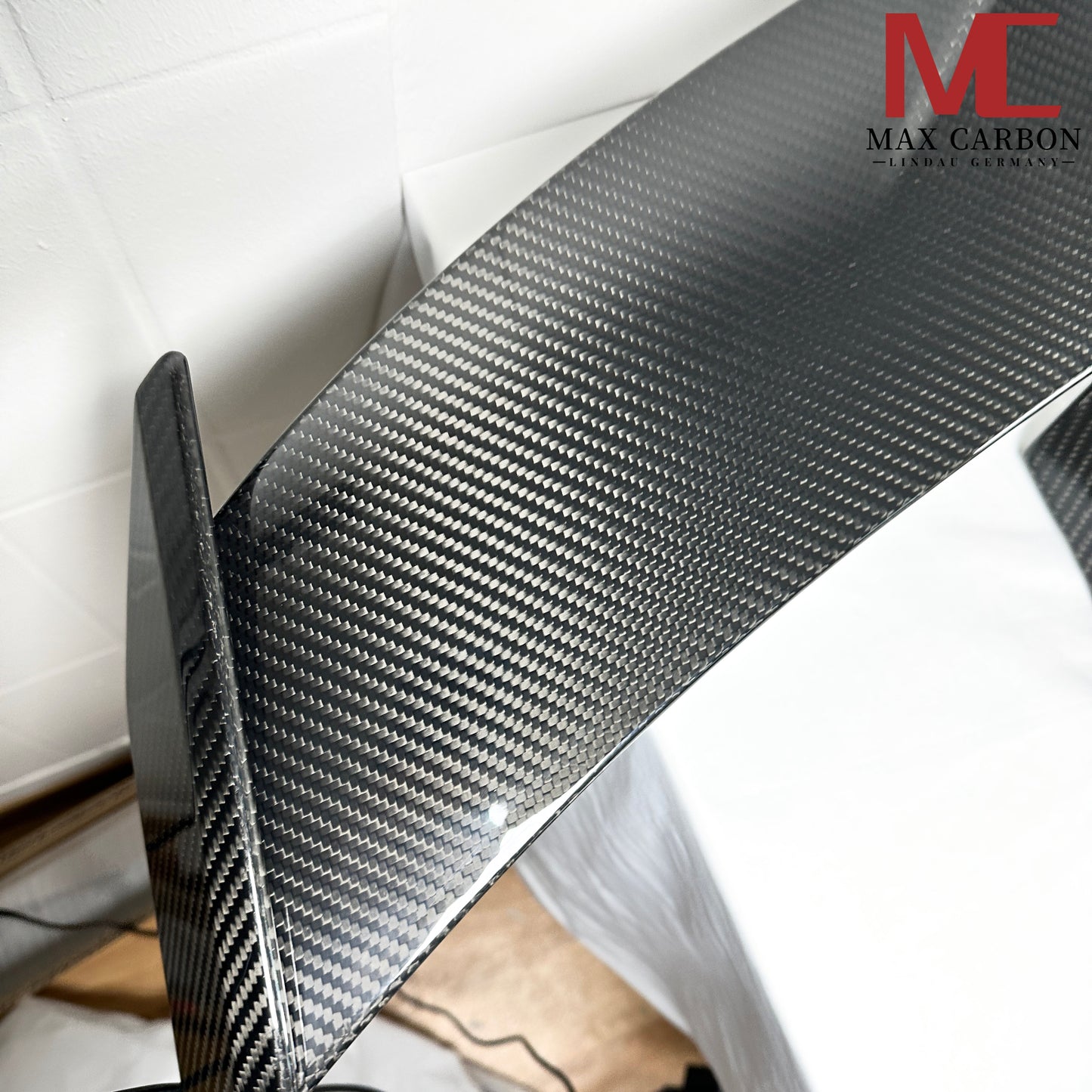 MAX CARBON Performance Dry Carbon Heckspoiler Heckflügel durchströmt für BMW G22 4er G82 M4 G80 M3 M2 G87