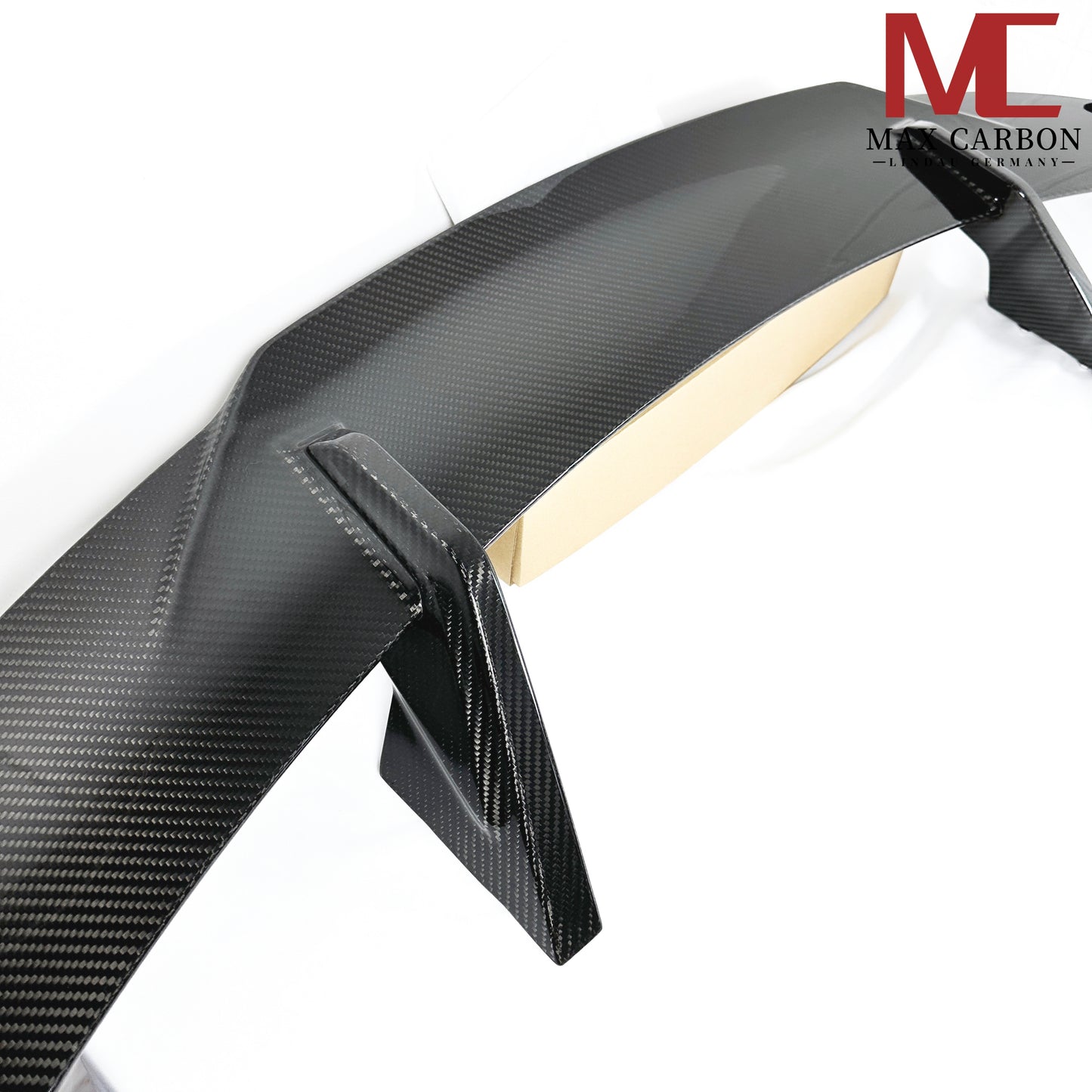 MAX CARBON Performance Dry Carbon Heckspoiler Heckflügel durchströmt für BMW G22 4er G82 M4 G80 M3 M2 G87