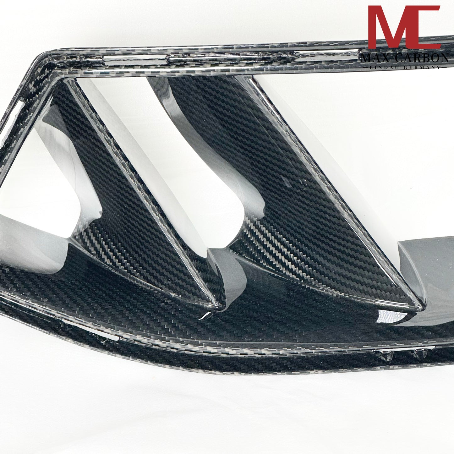MAX CARBON Dry Carbon Prepreg Performance 2 Gitter Lufteinlass Ersatz für BMW M3 M4 G80 G81 G82 G83