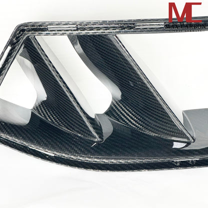 MAX CARBON Dry Carbon Prepreg Performance 2 Gitter Lufteinlass Ersatz für BMW M3 M4 G80 G81 G82 G83