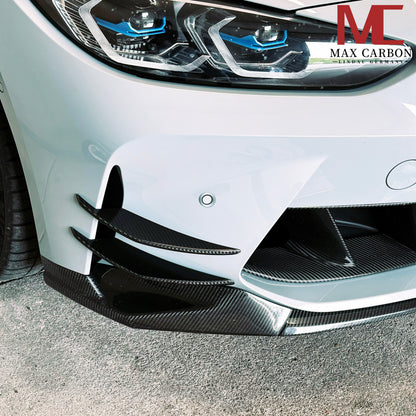 MAX CARBON Performance Aero Flick Dry Carbone Préimprégné pour BMW M3 G80 G81 M4 G82 G83 V2