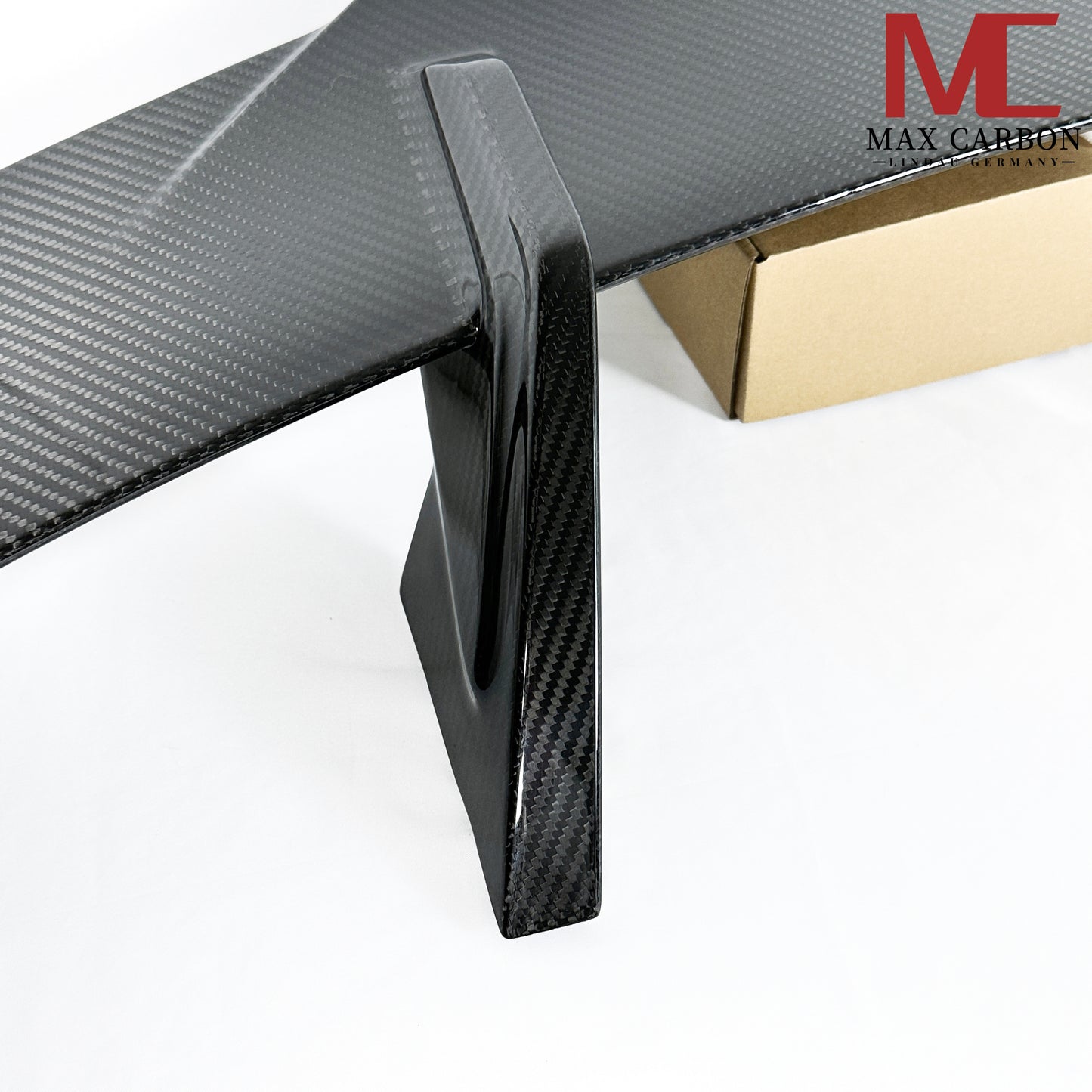 MAX CARBON Performance Dry Carbon Heckspoiler Heckflügel durchströmt für BMW G22 4er G82 M4 G80 M3 M2 G87