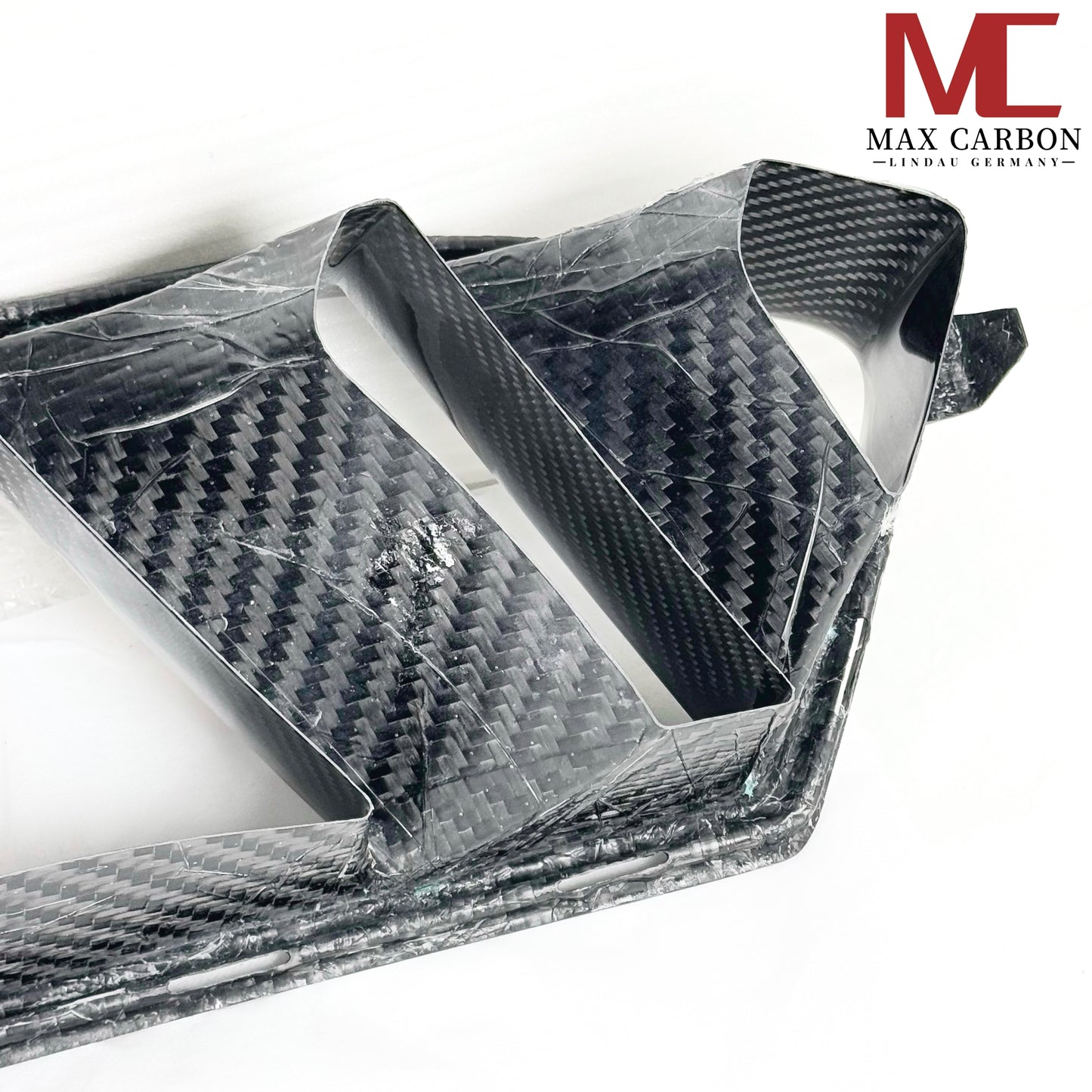 MAX CARBON Dry Carbon Prepreg Performance 2 Gitter Lufteinlass Ersatz für BMW M3 M4 G80 G81 G82 G83