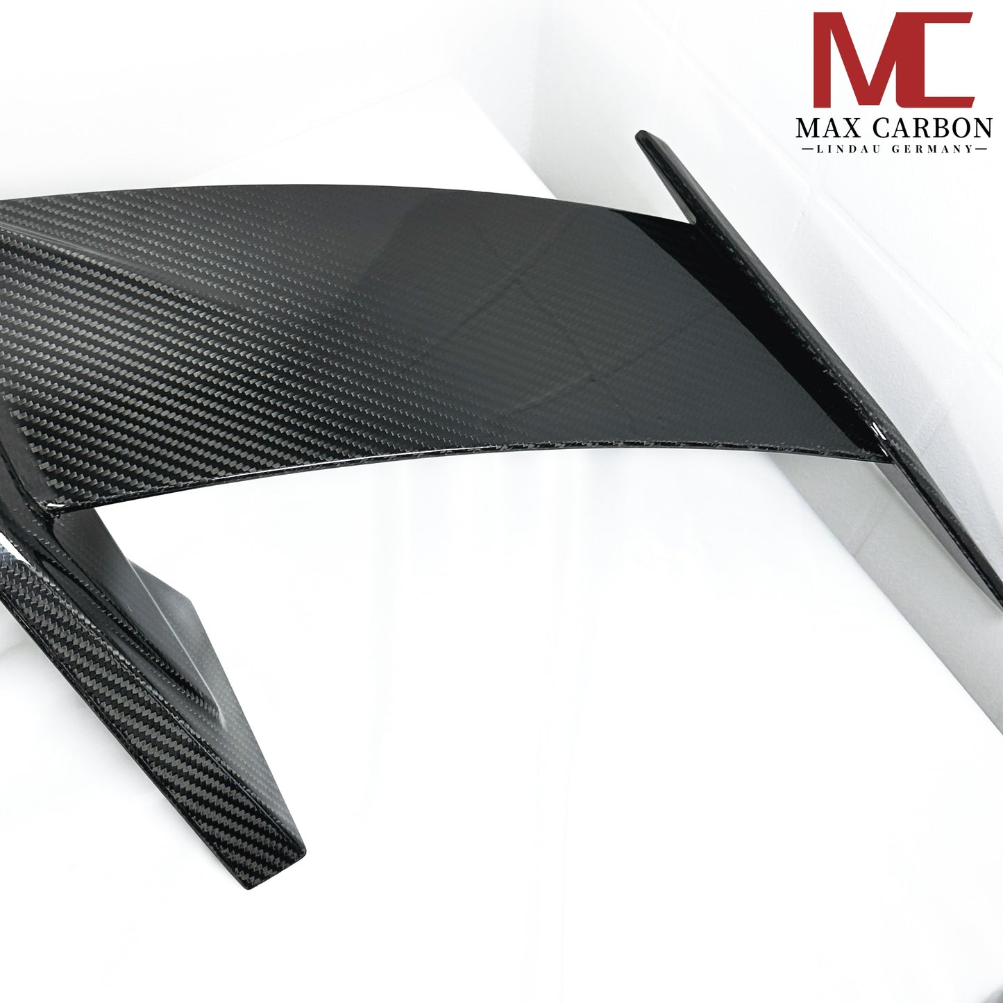 MAX CARBON Performance Dry Carbon Heckspoiler Heckflügel durchströmt für BMW G22 4er G82 M4 G80 M3 M2 G87