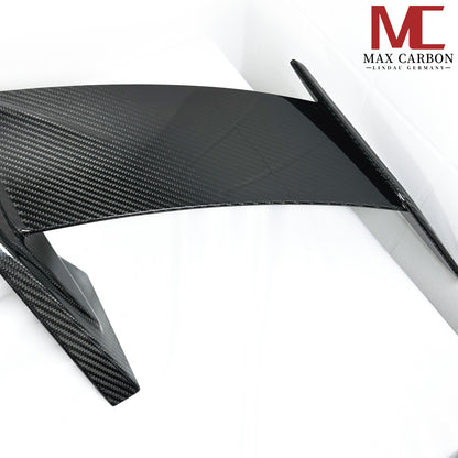 MAX CARBON Performance Dry Carbon Heckspoiler Heckflügel durchströmt für BMW G22 4er G82 M4 G80 M3 M2 G87