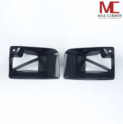 MAX CARBON Performance Echt Voll Karbon Dry Carbon Lufteinlass Front Flaps Performance Für BMW M2 G87 inkl. LCI
