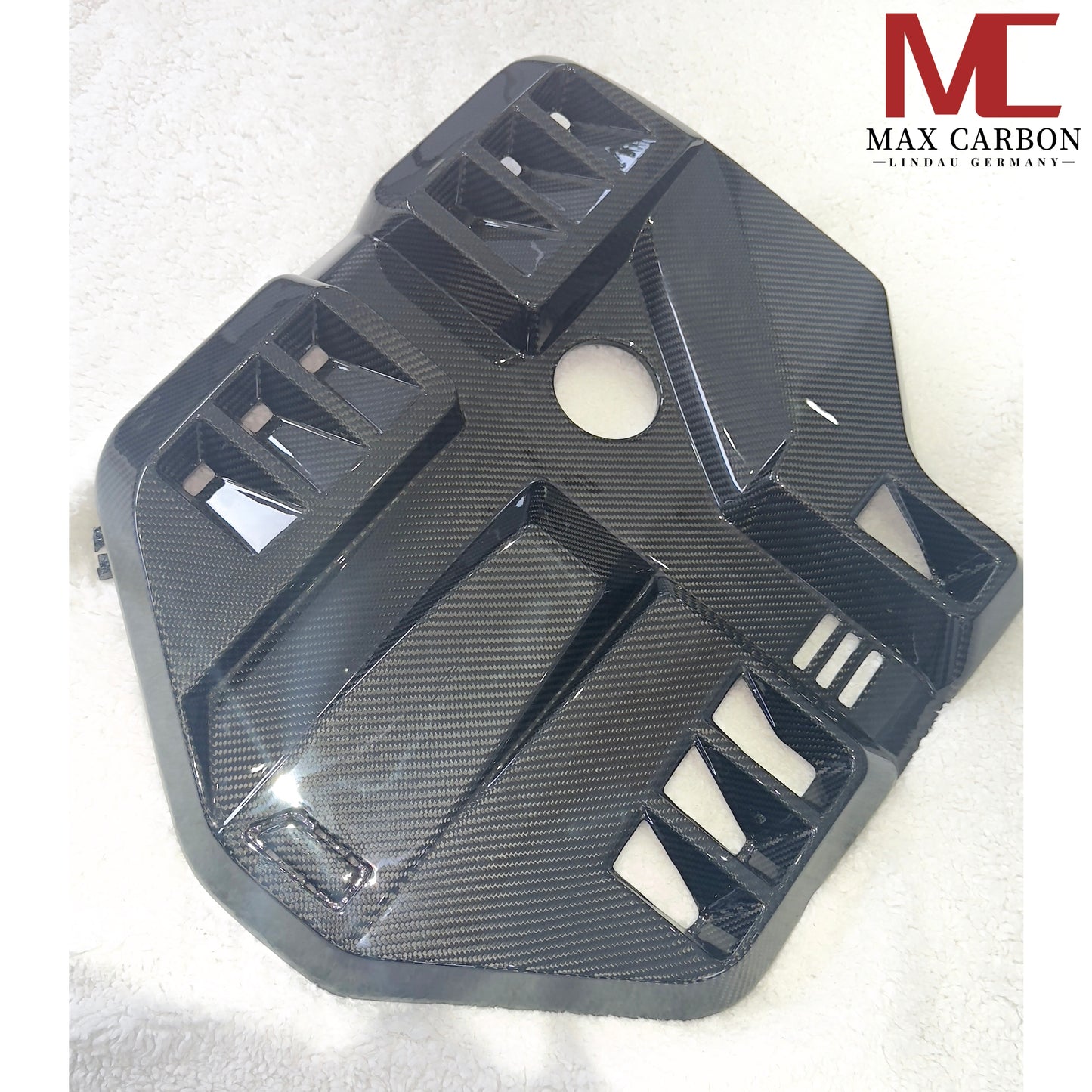 MAX CARBON Dry CARBON Motorabdeckung Motorraum Ersatz für BMW M3 G80 G81 G82 G83 M3 M4 M2 G87 BIG COVER