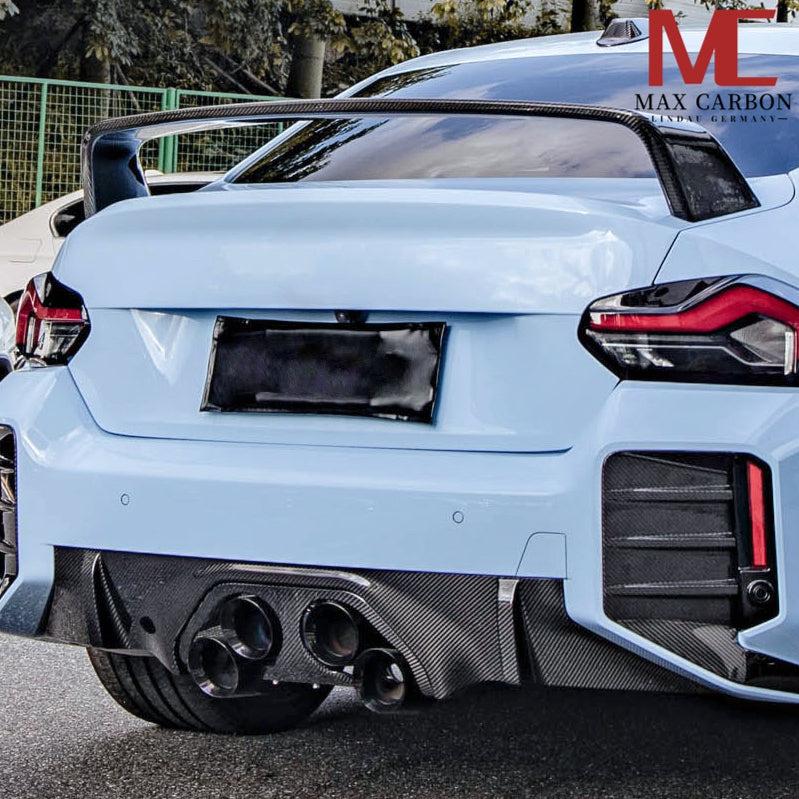 Diffuseur arrière et garniture centrale MAX CARBON PERFORMANCE pour BMW M2 G87 incl.