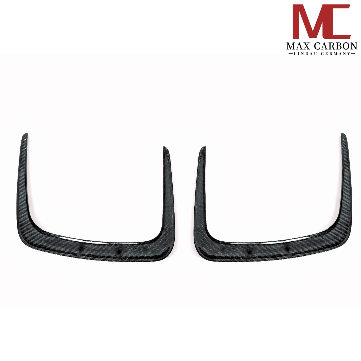 MAX CARBON Ensemble de lèvre avant de fixation de capot avant en carbone sec pour BMW G80 G81 G82 G83 M3 M4 