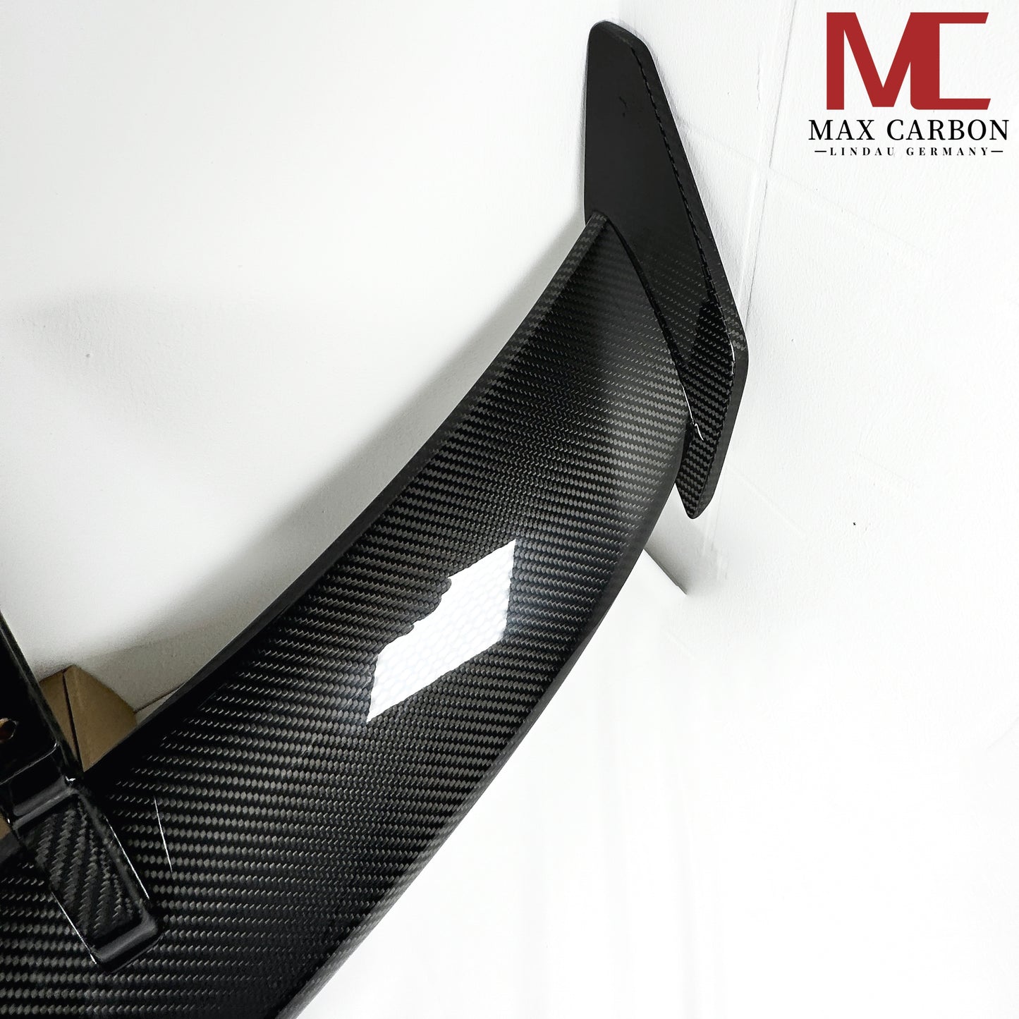 MAX CARBON Performance Dry Carbon Heckspoiler Heckflügel durchströmt für BMW G22 4er G82 M4 G80 M3 M2 G87