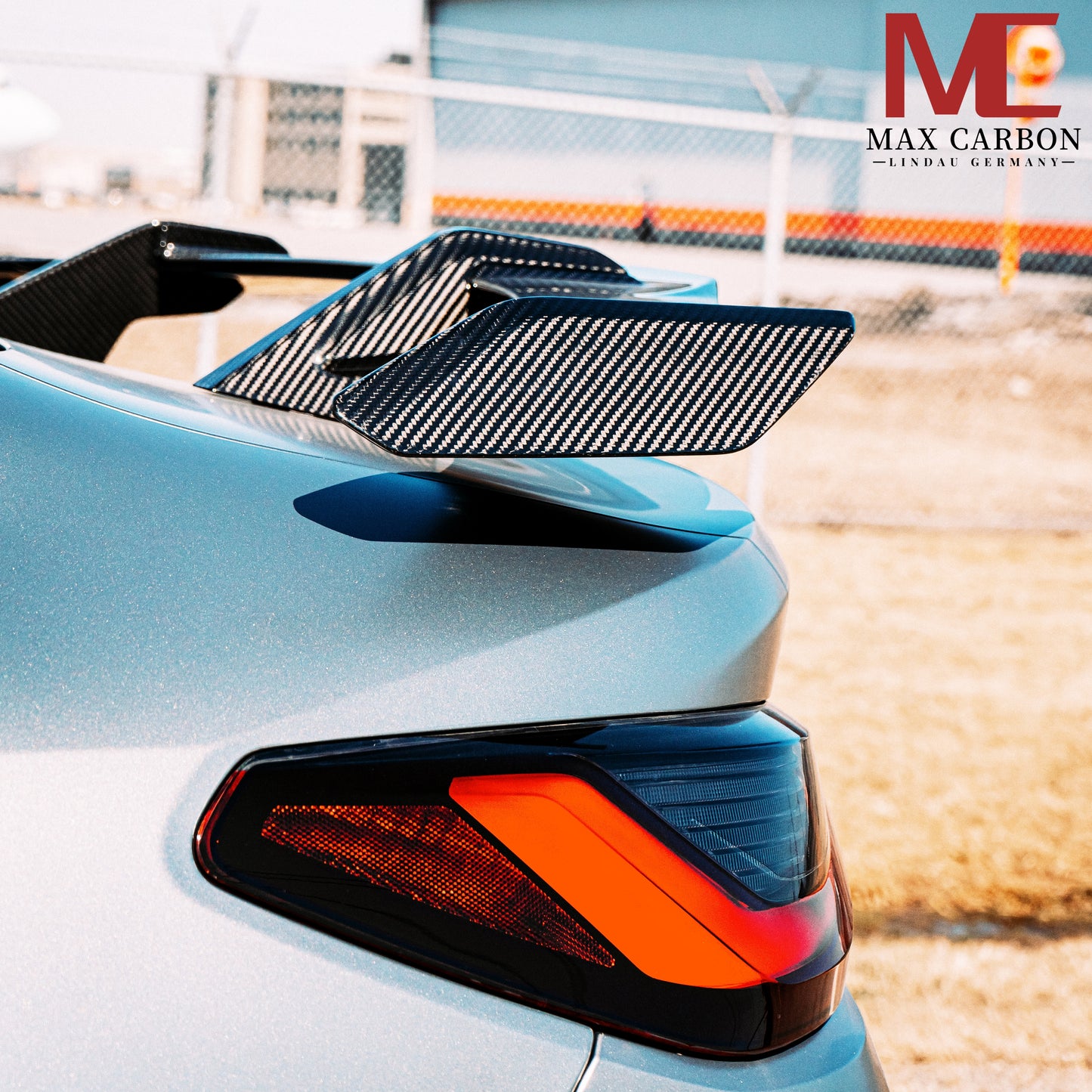 MAX CARBON Performance Dry Carbon Heckspoiler Heckflügel durchströmt für BMW G22 4er G82 M4 G80 M3 M2 G87