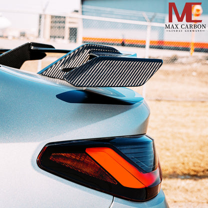 MAX CARBON Performance Dry Carbon Heckspoiler Heckflügel durchströmt für BMW G22 4er G82 M4 G80 M3 M2 G87