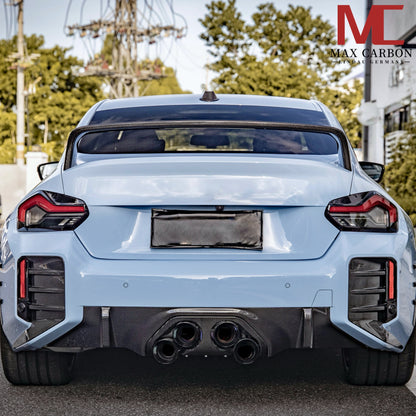 Diffuseur arrière et garniture centrale MAX CARBON PERFORMANCE pour BMW M2 G87 incl.