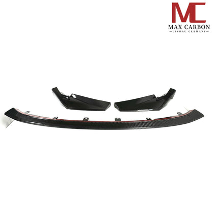 Jeu de lèvre avant de fixation avant MAX CARBON Performance DRY CARBON pour BMW G80 G81 G82 G83 M3 M4 CSL 