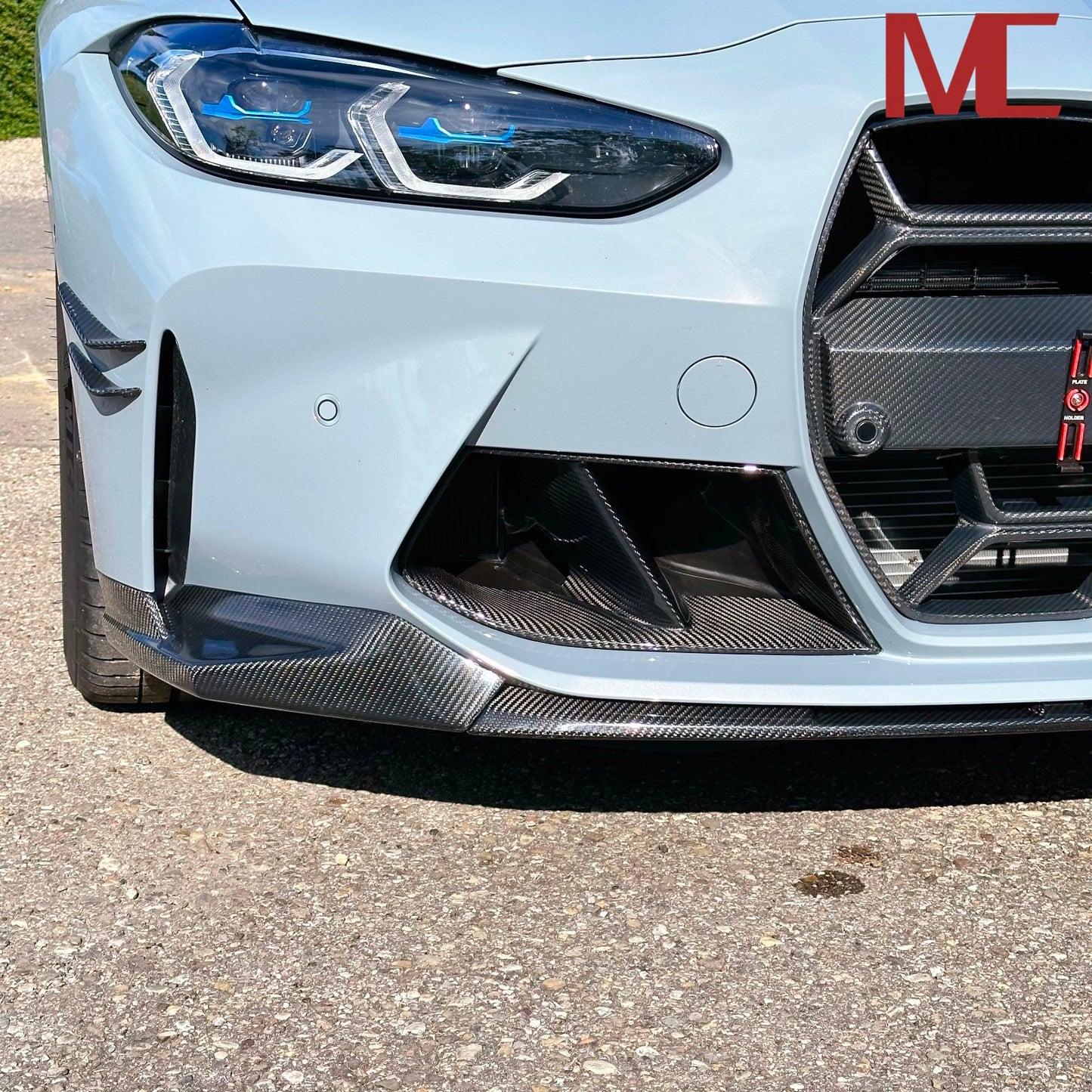 MC MAX CARBON Dry Carbnm ensemble de lèvre avant de fixation avant construction légère pour BMW G80 G81 G82 G83 M3 M4