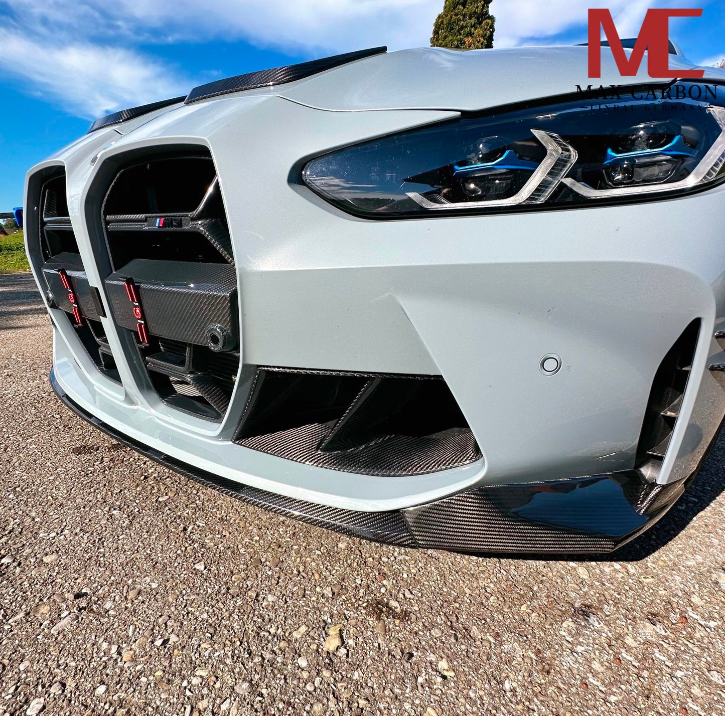 MC MAX CARBON Dry Carbnm ensemble de lèvre avant de fixation avant construction légère pour BMW G80 G81 G82 G83 M3 M4