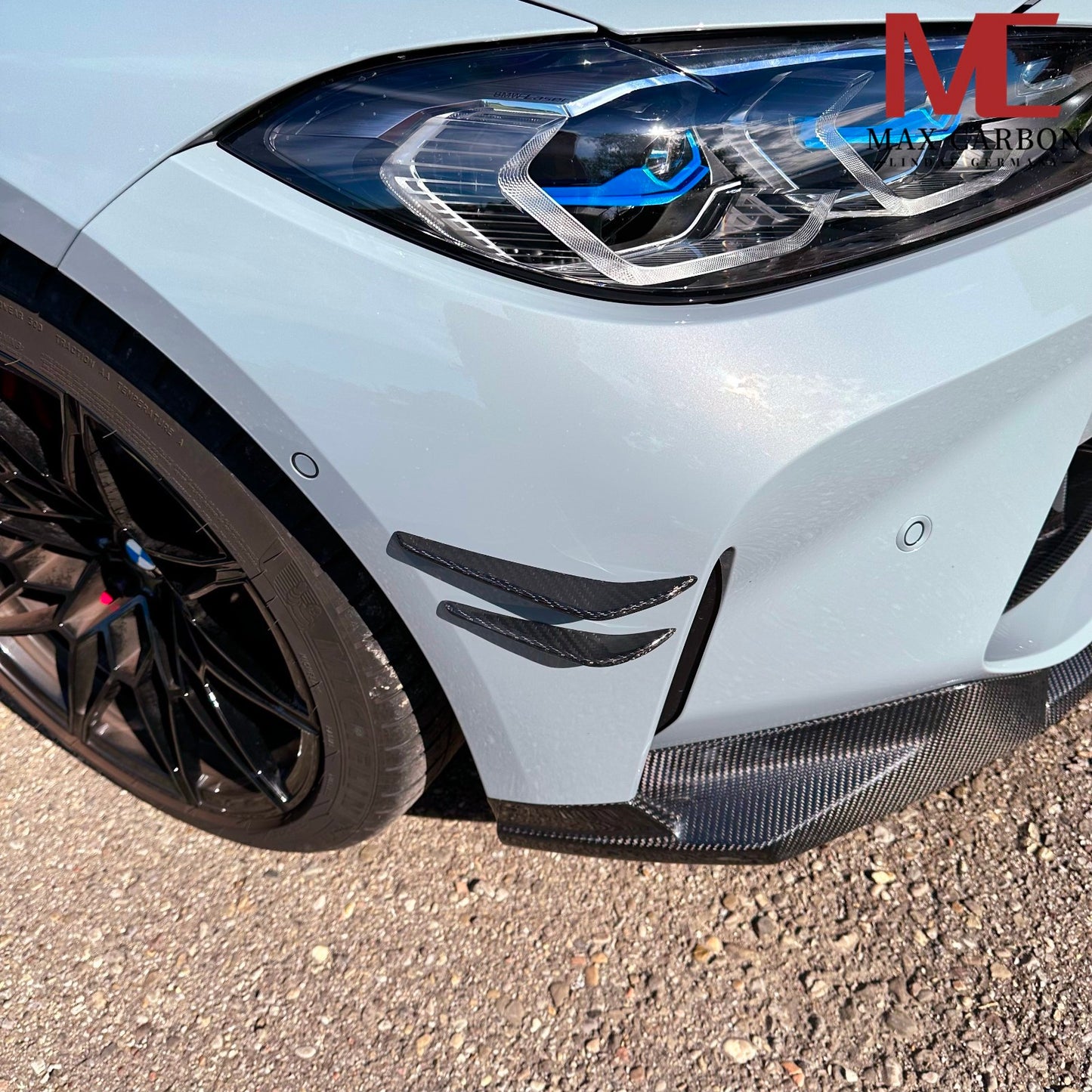 MC MAX CARBON Dry Carbnm ensemble de lèvre avant de fixation avant construction légère pour BMW G80 G81 G82 G83 M3 M4