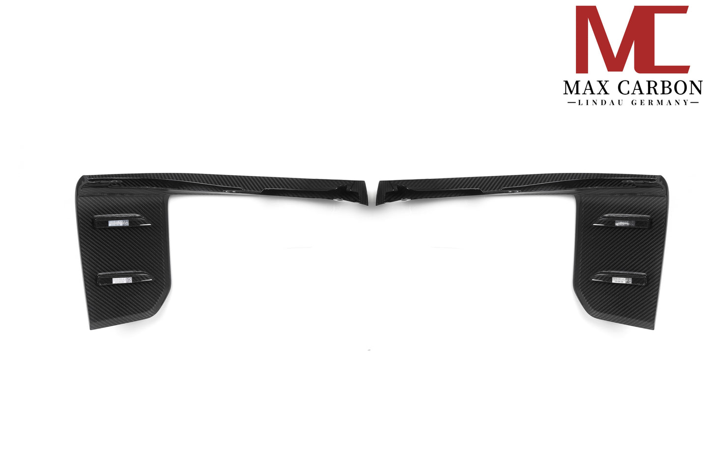 MAX CARBON Performance Ensemble de 3 pièces de fixation avant en carbone sec véritable pour BMW M2 G87