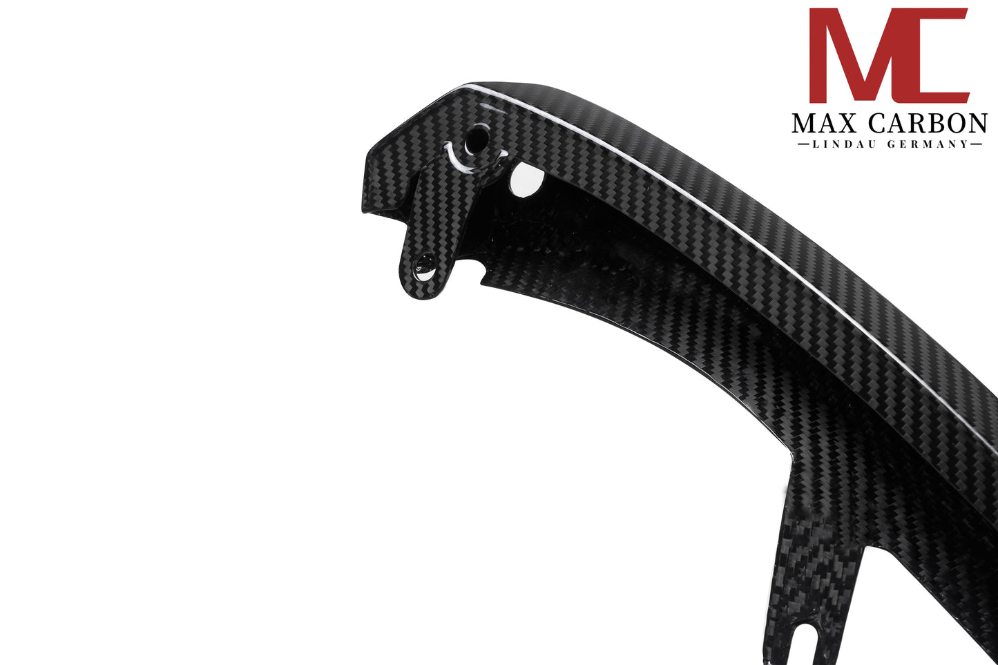 MAX CARBON Performance Ensemble de 3 pièces de fixation avant en carbone sec véritable pour BMW M2 G87