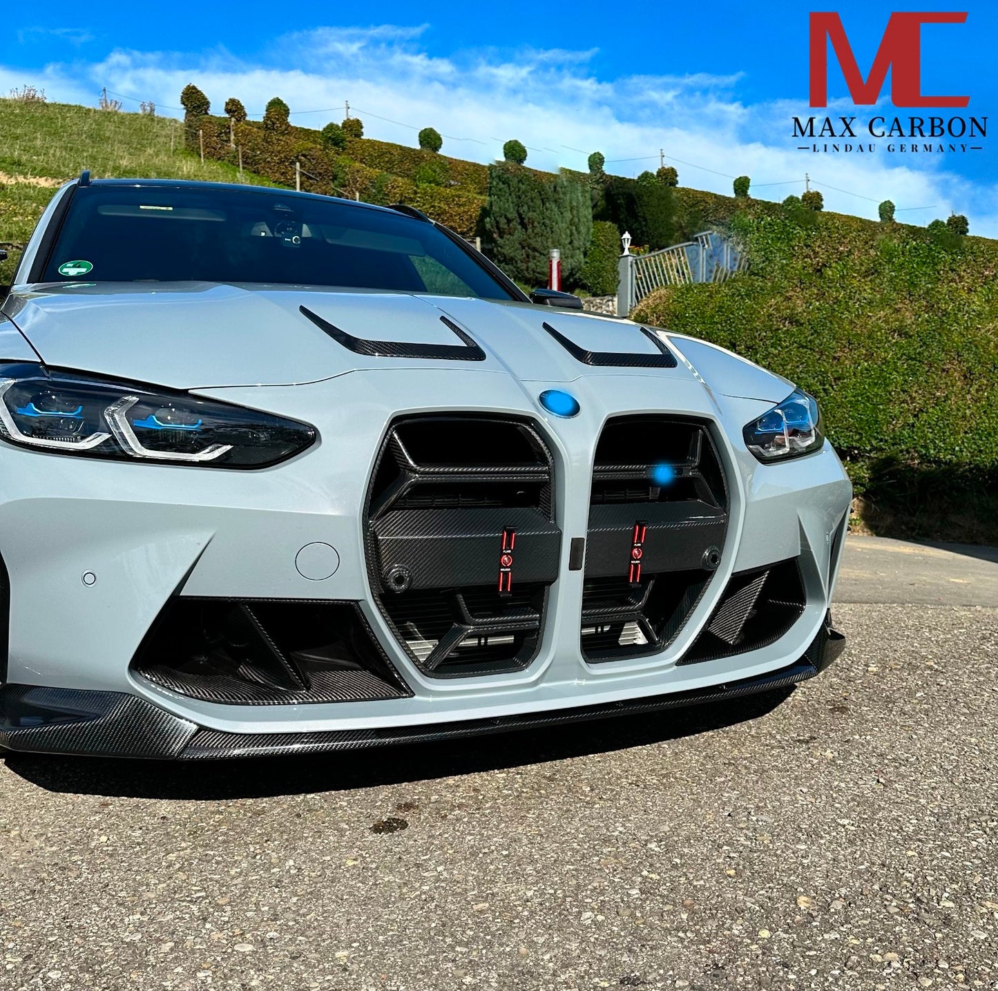MC MAX CARBON Dry Carbnm ensemble de lèvre avant de fixation avant construction légère pour BMW G80 G81 G82 G83 M3 M4