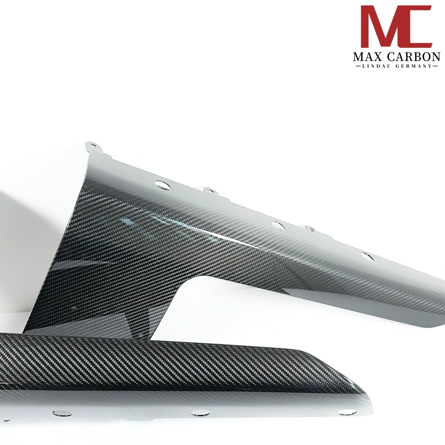 MAX CARBON Dry Carbon Voll Karbon Seiten Schweller side skirt passend für BMW M2 G87 inkl. LCI