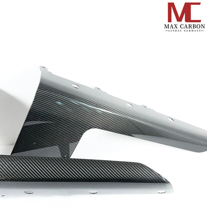 MAX CARBON Dry Carbon Voll Karbon Seiten Schweller side skirt passend für BMW M2 G87 inkl. LCI