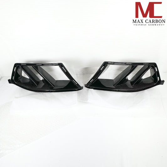 MAX CARBON Dry Carbon Prepreg Performance 2 Gitter Lufteinlass Ersatz für BMW M3 M4 G80 G81 G82 G83