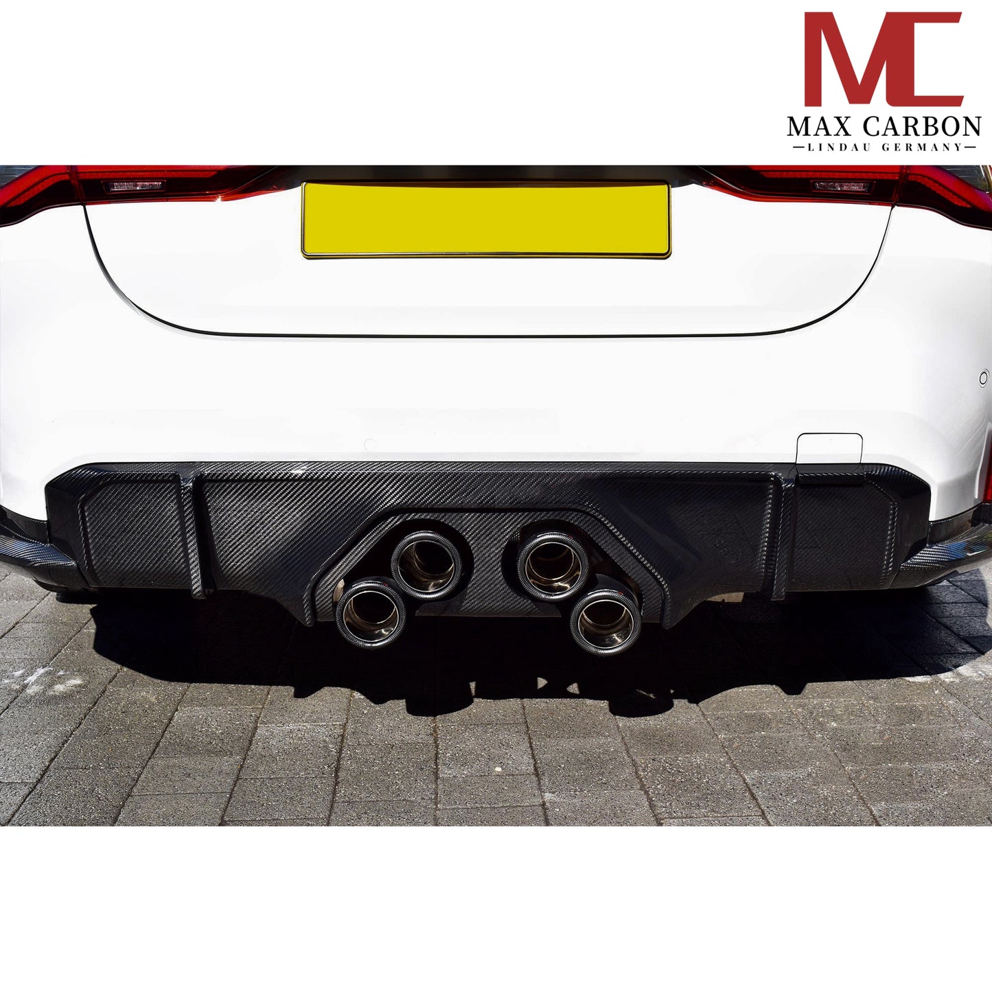 Diffuseur arrière et garniture centrale MAX CARBON PERFORMANCE pour BMW M3 G80 G81 M4 G82 G83 