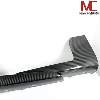 MAX CARBON Dry Carbon Voll Karbon Seiten Schweller side skirt passend für BMW M2 G87 inkl. LCI