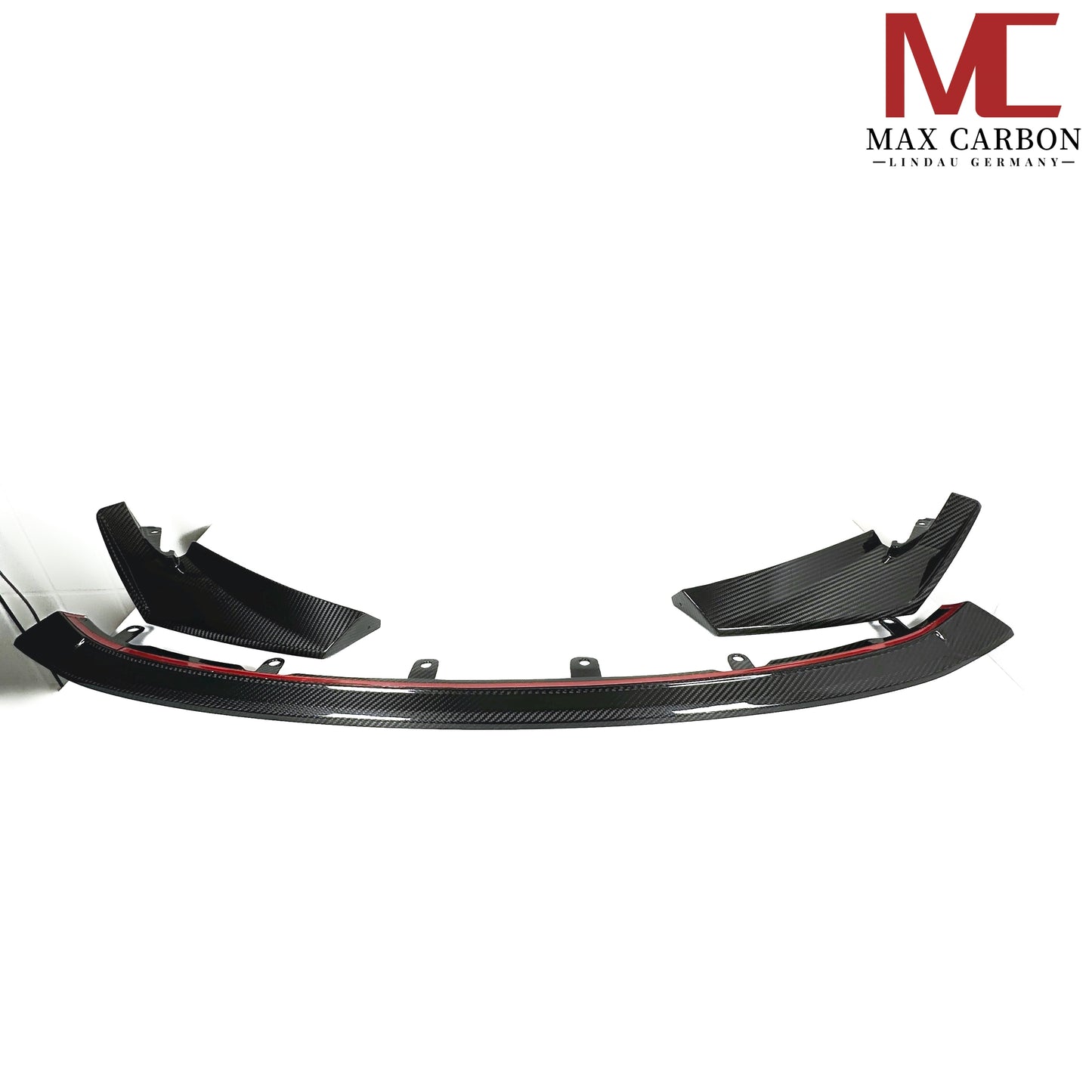 Jeu de lèvre avant de fixation avant MAX CARBON Performance DRY CARBON pour BMW G80 G81 G82 G83 M3 M4 CSL 