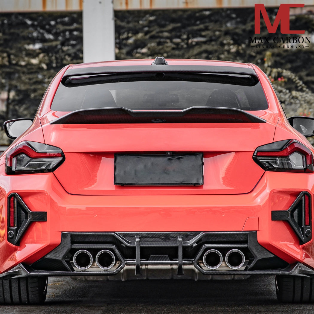 Aileron de toit MAX CARBON Performance en complément pour BMW G87 M2 G42 série 2 
