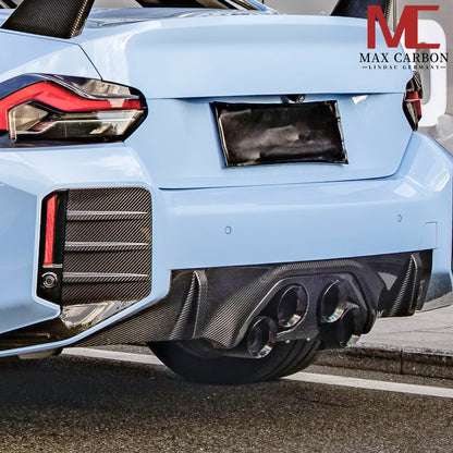 Diffuseur arrière et garniture centrale MAX CARBON PERFORMANCE pour BMW M2 G87 incl.