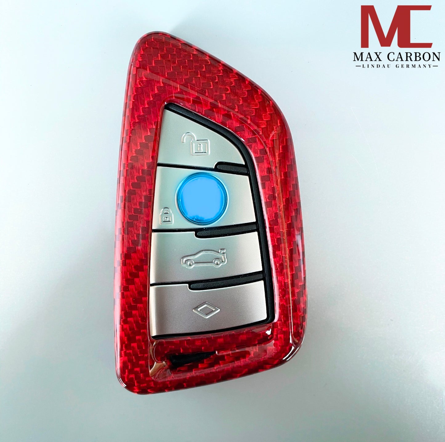 MAX CARBON Premium Schlüssel Cover Hülle für BMW F40 F44 F48 F39 F48 G20 G21 G22 G23 G26 G80 G81 G82 G83 G87 G30 G31 G32 G01 G02