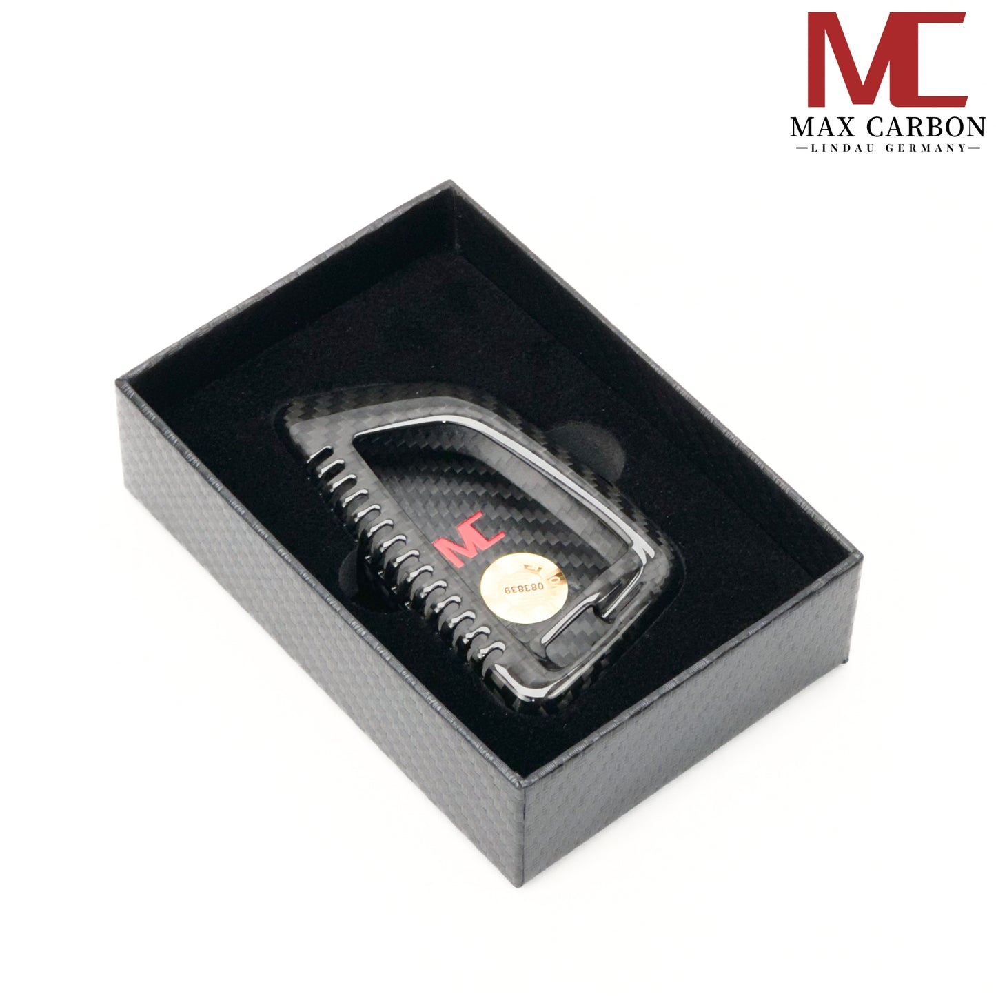 MAX CARBON Premium Schlüssel Cover Hülle für BMW F40 F44 F48 F39 F48 G20 G21 G22 G23 G26 G80 G81 G82 G83 G87 G30 G31 G32 G01 G02