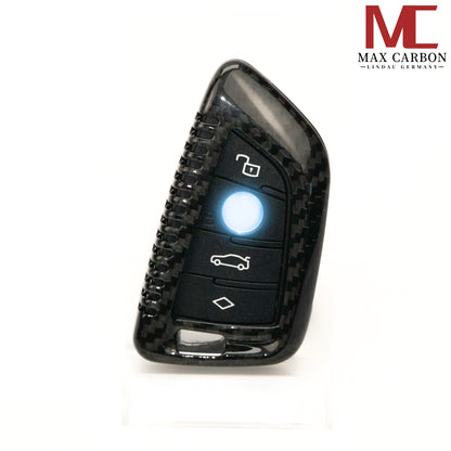 MAX CARBON Premium Schlüssel Cover Hülle für BMW F40 F44 F48 F39 F48 G20 G21 G22 G23 G26 G80 G81 G82 G83 G87 G30 G31 G32 G01 G02