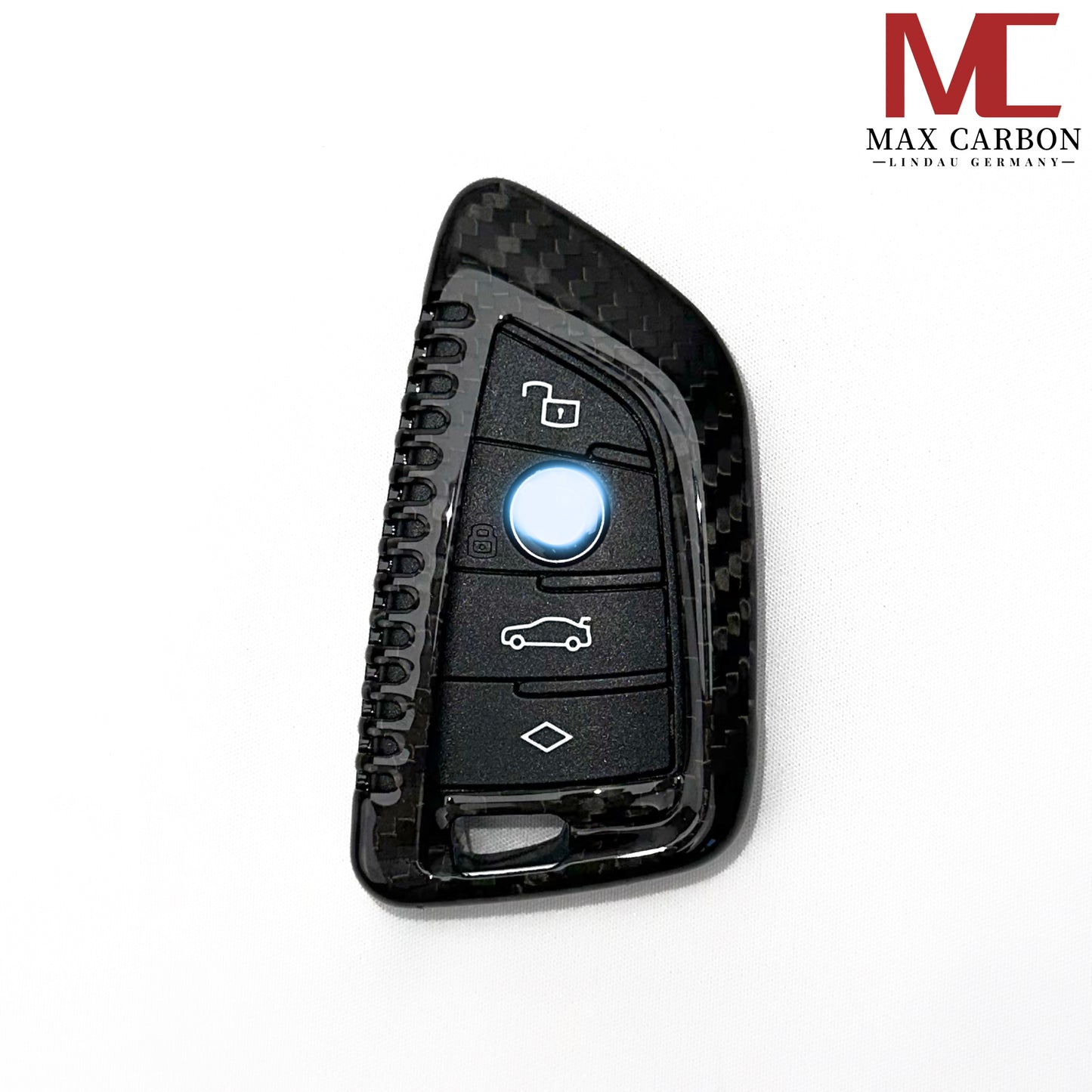 MAX CARBON Premium Schlüssel Cover Hülle für BMW F40 F44 F48 F39 F48 G20 G21 G22 G23 G26 G80 G81 G82 G83 G87 G30 G31 G32 G01 G02
