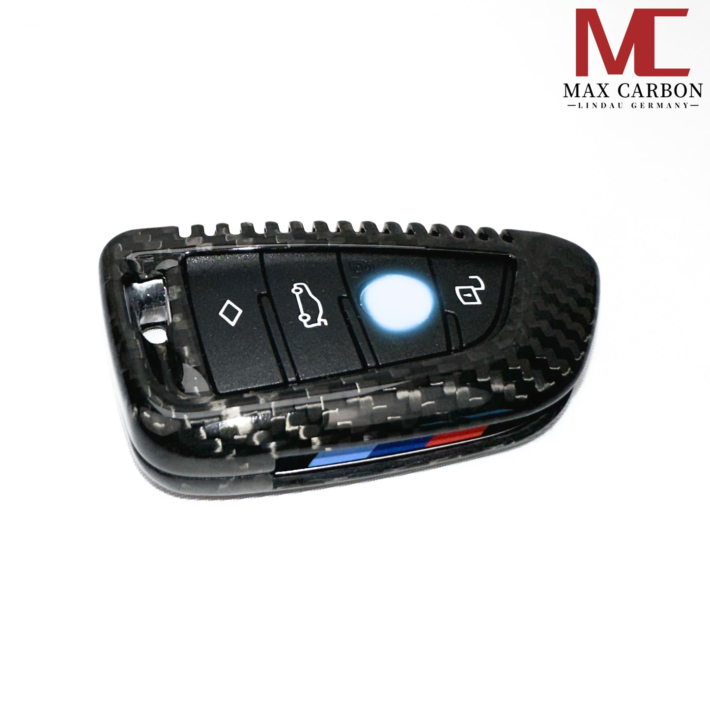 MAX CARBON Premium Schlüssel Cover Hülle für BMW F40 F44 F48 F39 F48 G20 G21 G22 G23 G26 G80 G81 G82 G83 G87 G30 G31 G32 G01 G02