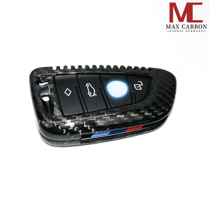 MAX CARBON Premium Schlüssel Cover Hülle für BMW F40 F44 F48 F39 F48 G20 G21 G22 G23 G26 G80 G81 G82 G83 G87 G30 G31 G32 G01 G02