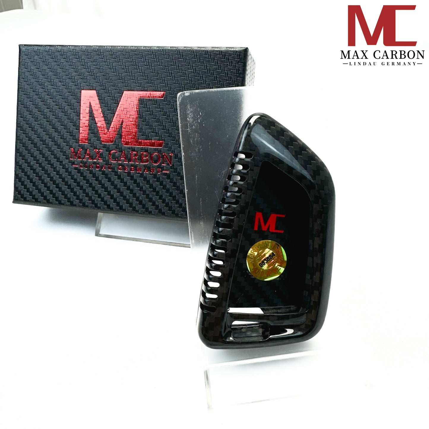 MAX CARBON Premium Schlüssel Cover Hülle für BMW F40 F44 F48 F39 F48 G20 G21 G22 G23 G26 G80 G81 G82 G83 G87 G30 G31 G32 G01 G02