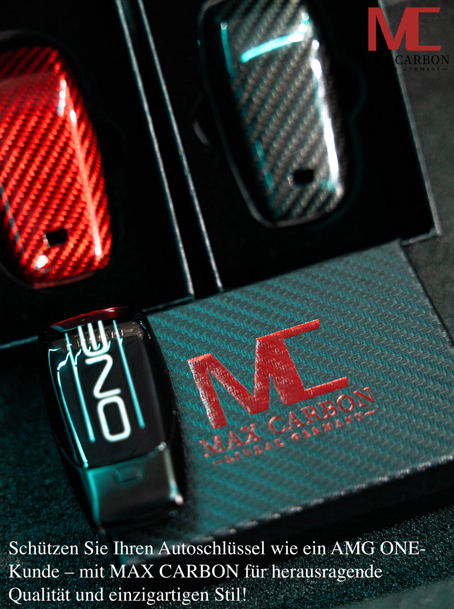 MAX CARBON Premium Schlüssel Cover Hülle für BMW F40 F44 F48 F39 F48 G20 G21 G22 G23 G26 G80 G81 G82 G83 G87 G30 G31 G32 G01 G02