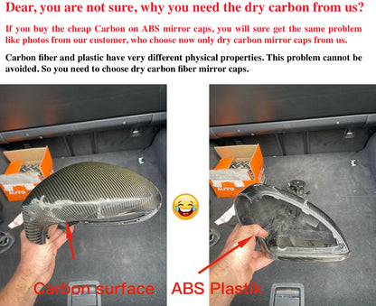 MAX CARBON Performance mirror caps mirror caps replacement for BMW F20 F21 F22 F23 F30 F32 F33 F34 F35 F36 F87