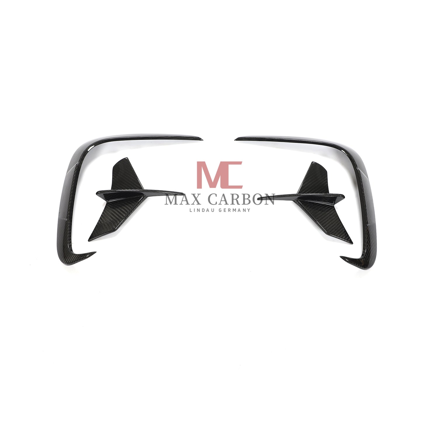 MC MAX CARBON DRY CARBON PREPREG rear panels AERO FLICKER for BMW G14 G15 M850i