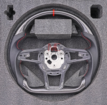 MC MAX CARBON Performance Dry Carbon High Gloss Steering Wheel Replacement for Audi R8 4S