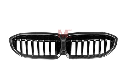 MC MAX CARBON Dry Carbon Ziergitter Grill Kühlergrill Ersatz für BMW G20 G21 inkl. M340i