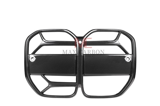 MAX CARBON PERFORMANCE Dry Carbon Front Kühlergrill Nieren Gitter für BMW G26