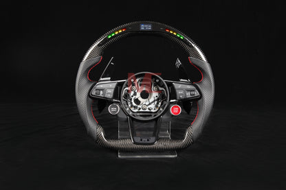 Volant Intelligent MC MAX CARBON Performance Carbone Sec LED Sport pour Audi R8 4S