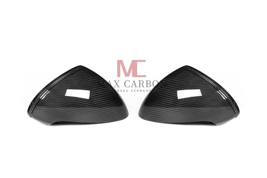 MAX CARBON Spiegelkappen Dry Carbon passend für Porsche 911 991.2 991.1 981 Cayman Boxster